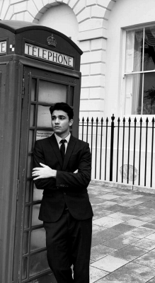 Founder near phone booth